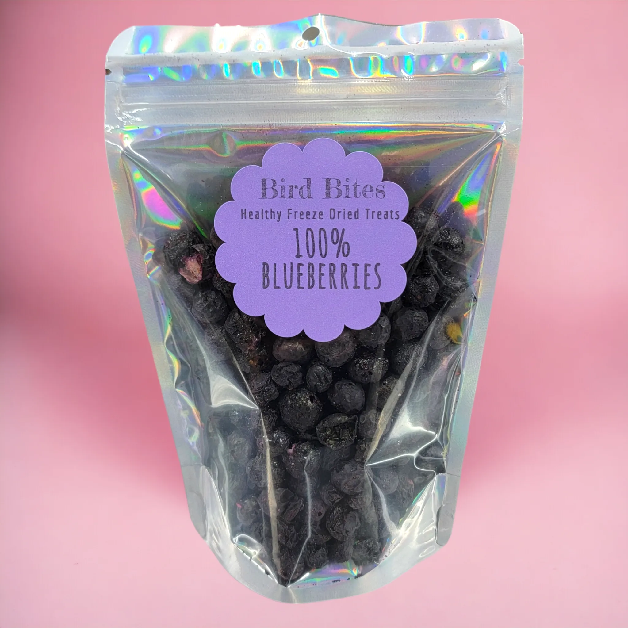 100% Blueberries - 1.5 Cups - Bird Bites Healthy Freeze Dried Treats