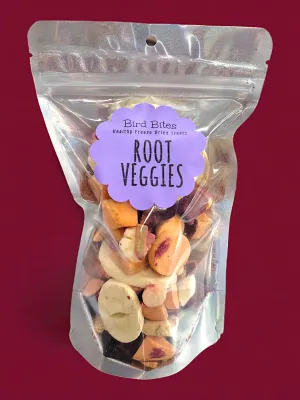 100% Root Veggies - 1.5 Cups - Bird Bites Healthy Freeze Dried Treats