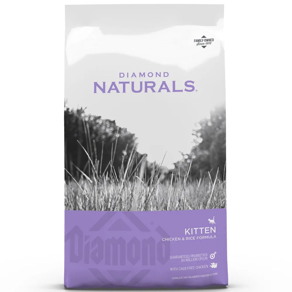 25% OFF: Diamond Naturals Kitten Dry Cat Food 3kg