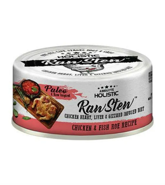 Absolute Holistic Raw Stew Chicken & Fish Roe Wet Cat & Dog Food