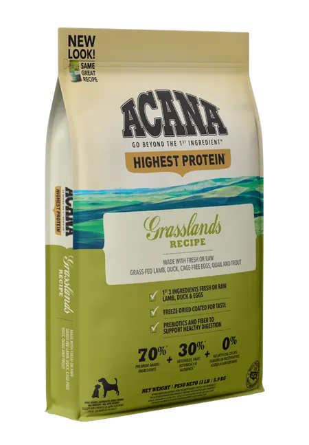 ACANA Highest Protein Grasslands Recipe Dry Dog Food