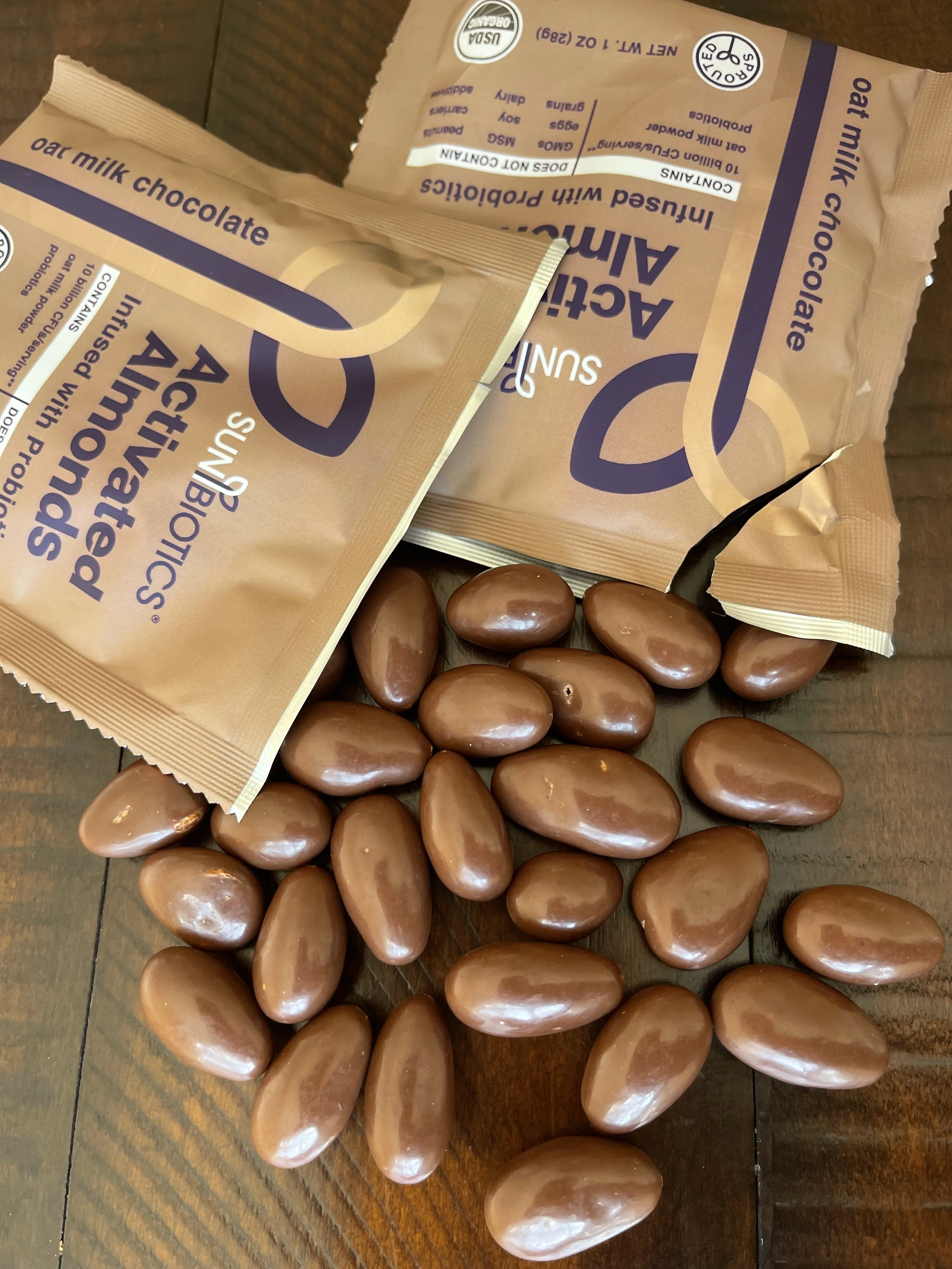 Activated Almonds - Infused with Probiotic - Oat Milk Chocolate