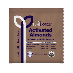 Activated Almonds - Infused with Probiotic - Oat Milk Chocolate