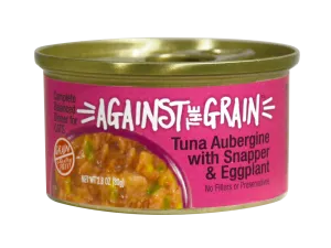 Against the Grain Farmers Market Grain Free Tuna Aubergine With Snapper & Eggplant Canned Cat Food