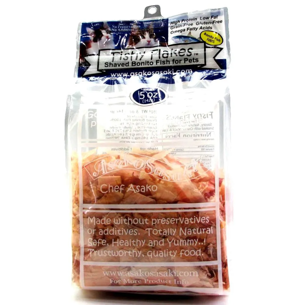 AsakoSasaki Fishy Flakes Dried Shaved Bonito Fish Pet Treats