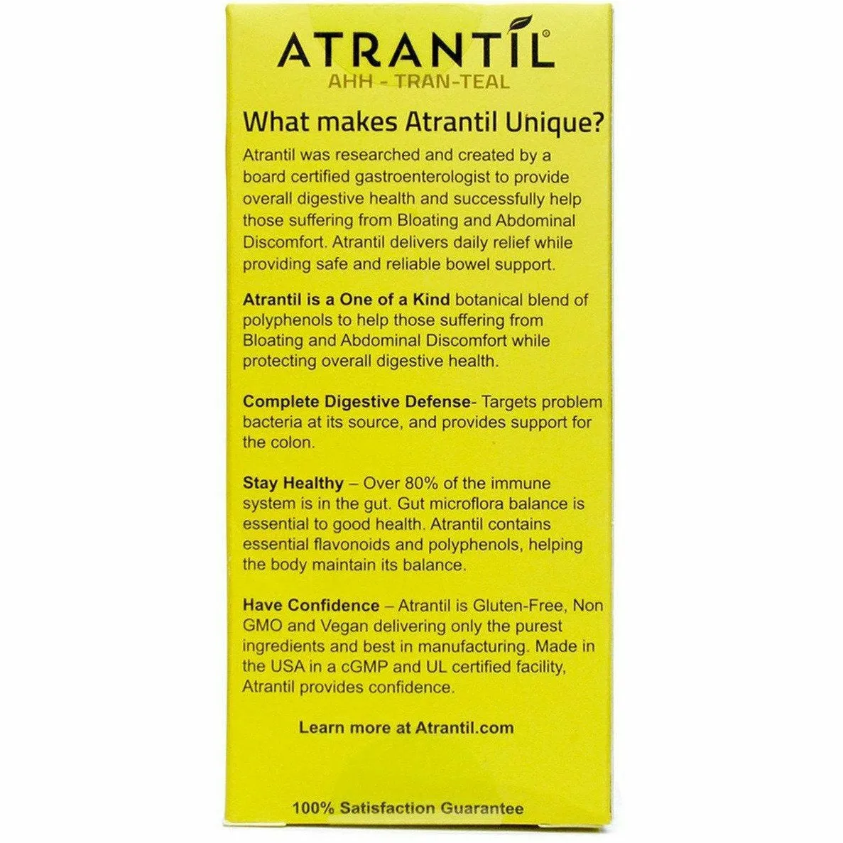 Atrantil Digestive Supplement 90 capsules by Atrantil