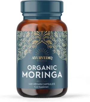 Ayurvediq Organic Moringa 120 Capsules