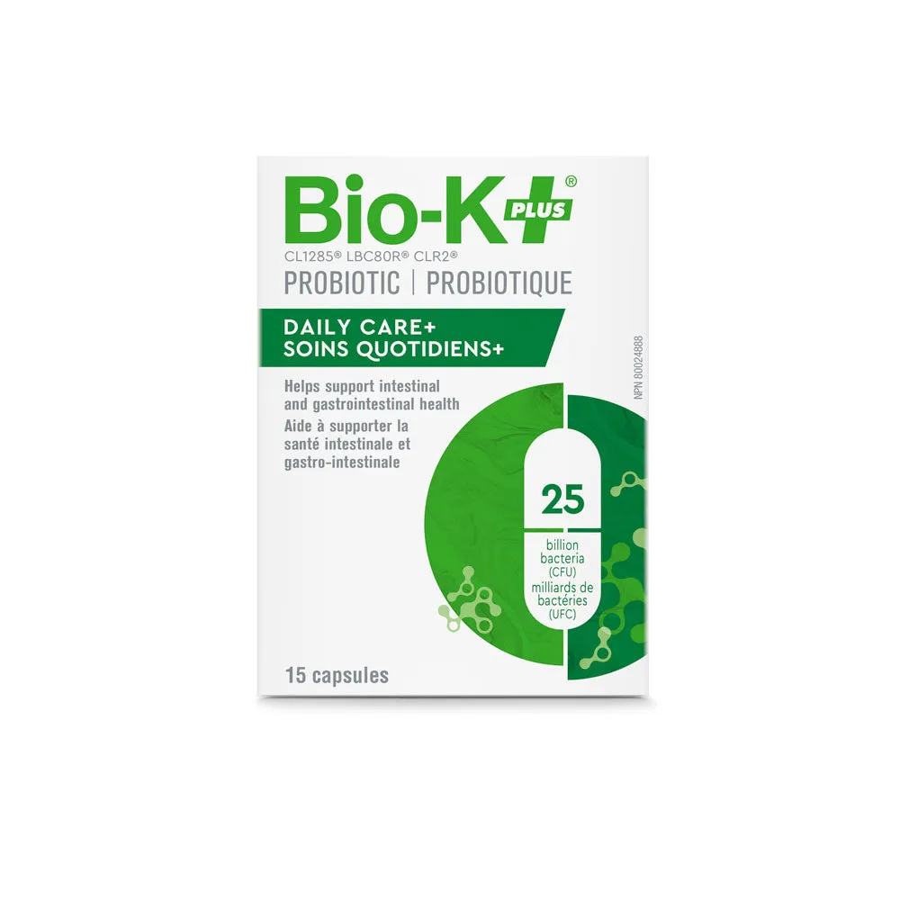 BIO-K  Regular Probiotic (25 Billion) (15 capsules)