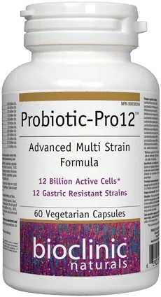 Bioclinic Naturals Probiotic-Pro12 60 Vegetarian Capsules