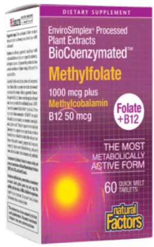 BioCoenzymated™ Methylfolate 1,000 mcg