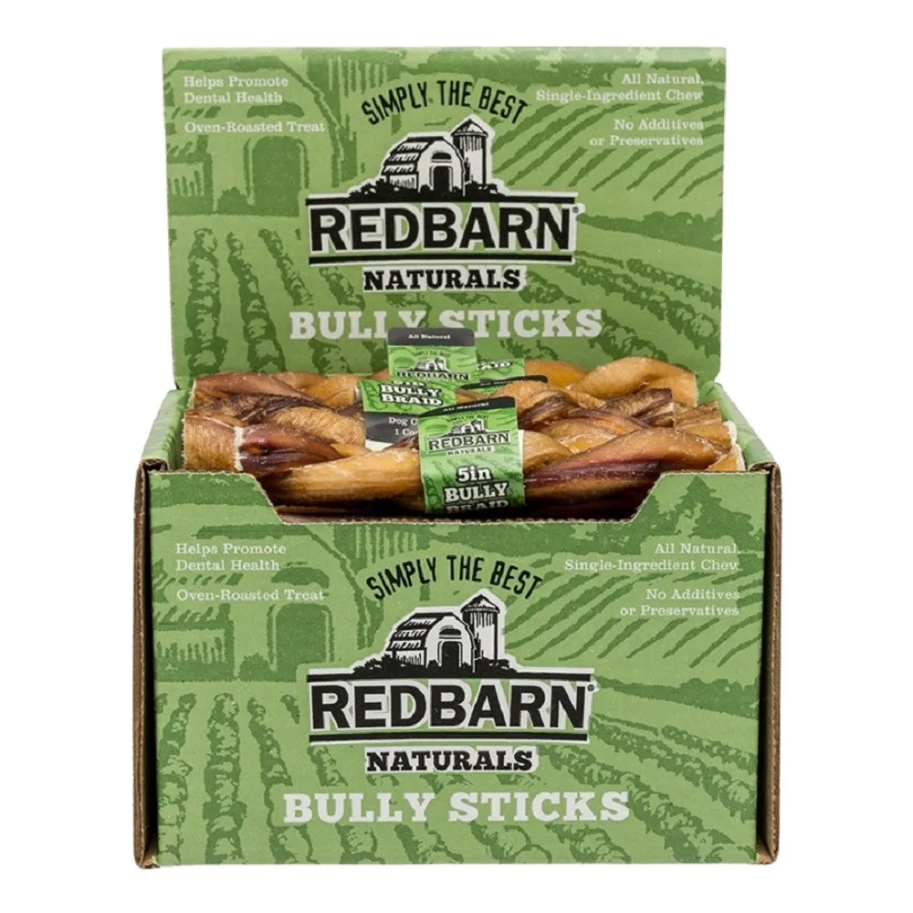 Braided Bully Stick Dog Dental Chew