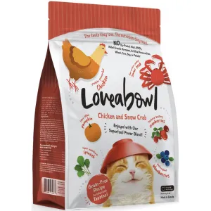 'BUNDLE DEAL': Loveabowl Chicken & Snow Crab Grain Free Dry Cat Food