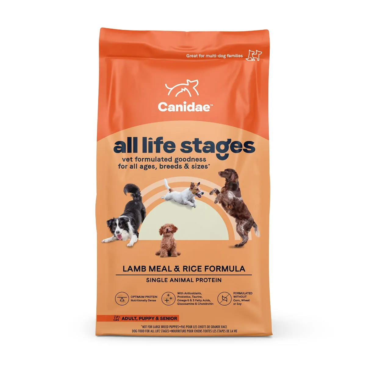 Canidae All Life Stages Dry Dog Food, Lamb Meal and Rice, 30lbs