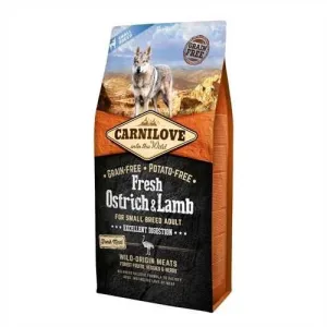 Carnilove Fresh Ostrich & Lamb Small Breed Adult Dry Dog Food 6kg