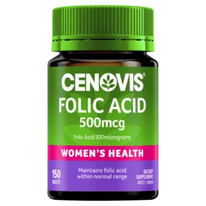 Cenovis Folic Acid 500mcg Tablets 150