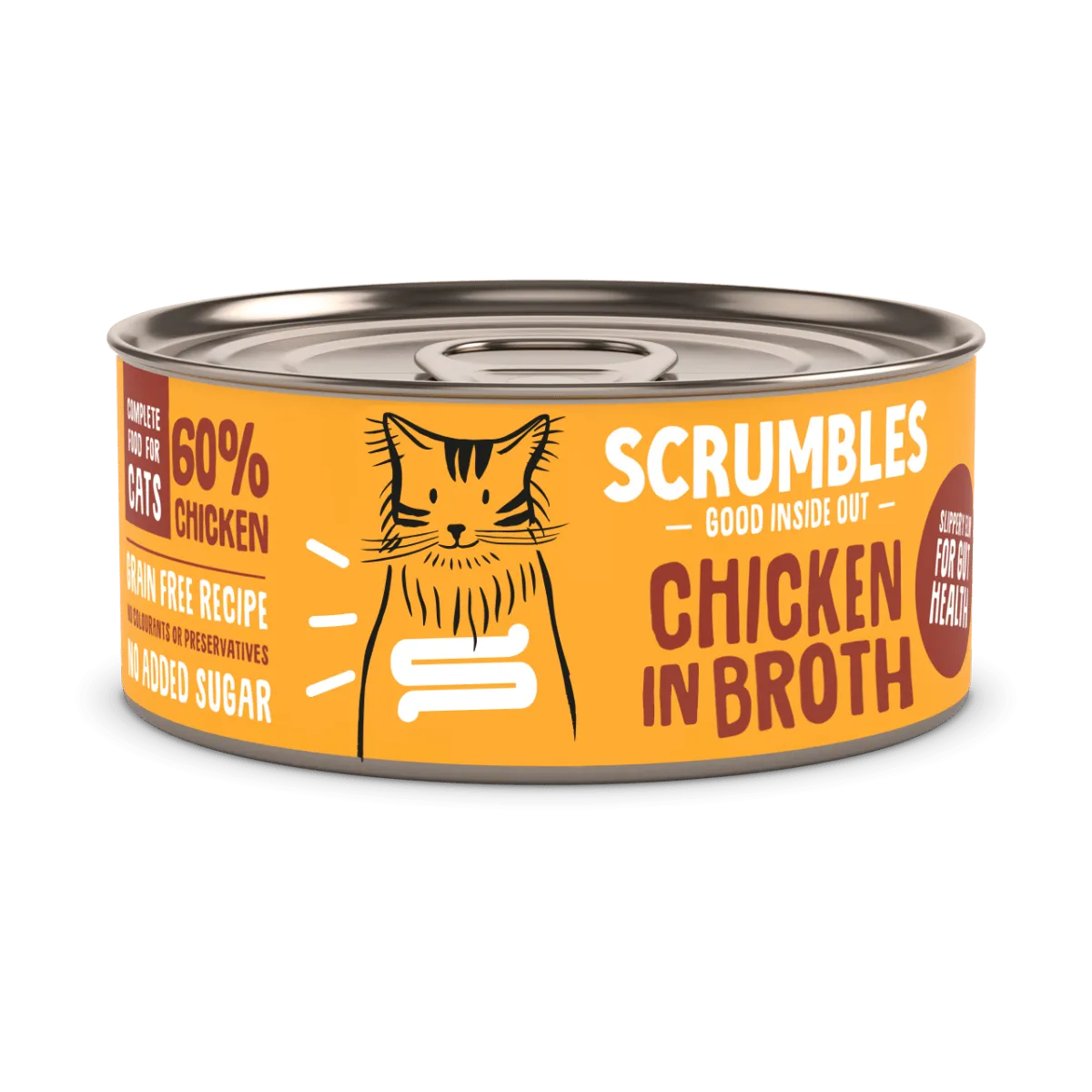 Chicken Shredded Cat Food In Broth