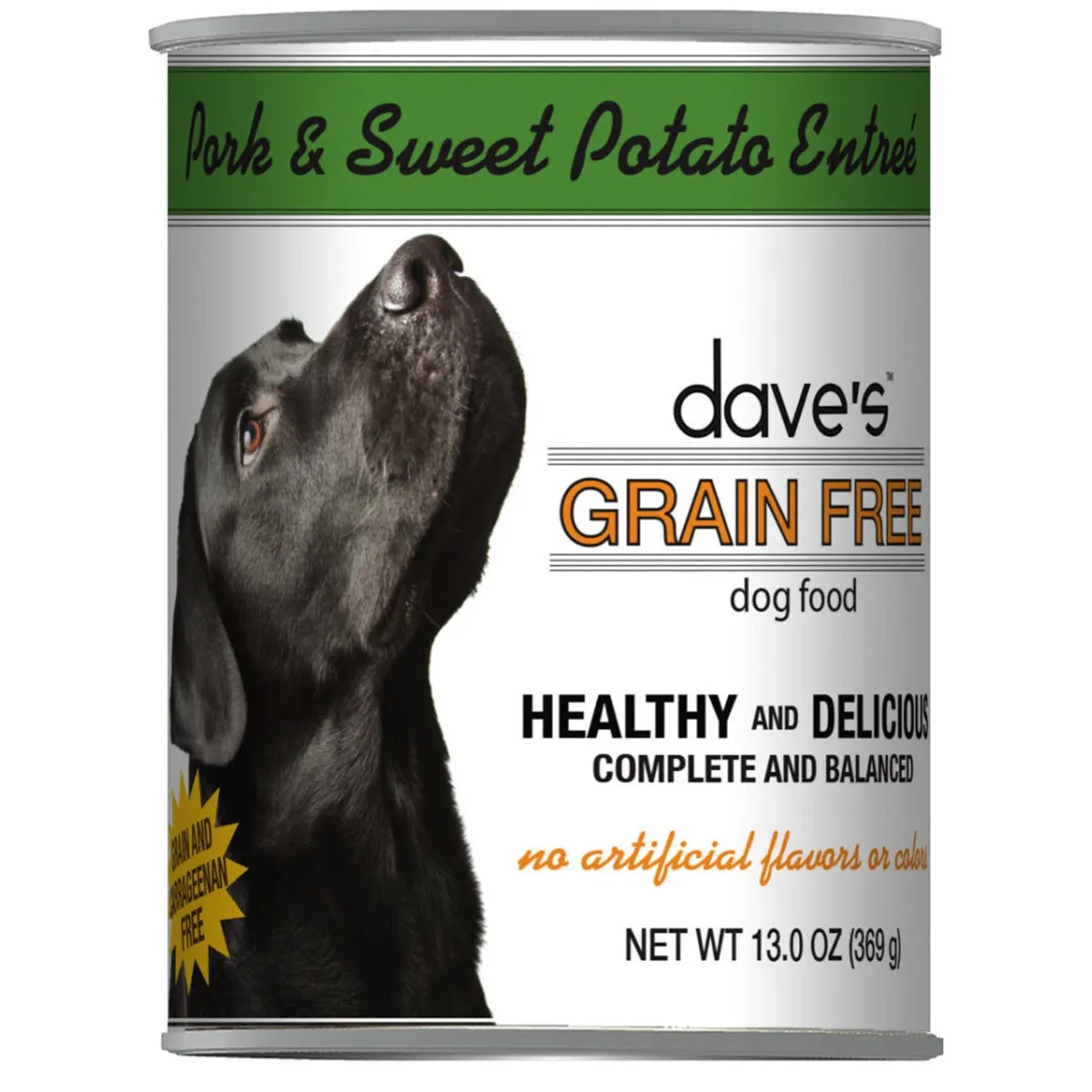 Dave's Pet Food Grain Free Pork and Sweet Potato Dog Food 13oz