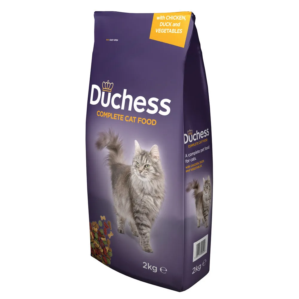 Duchess Complete Dry Cat Food with Chicken, Duck and Vegetables 2kg