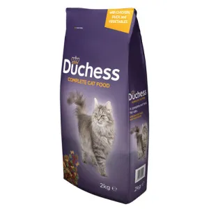 Duchess Complete Dry Cat Food with Chicken, Duck and Vegetables 2kg