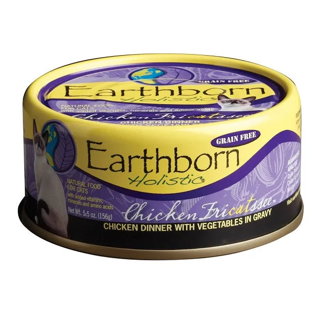 Earthborn Holistic Grain Free Chicken Fricatssee Canned Cat Food