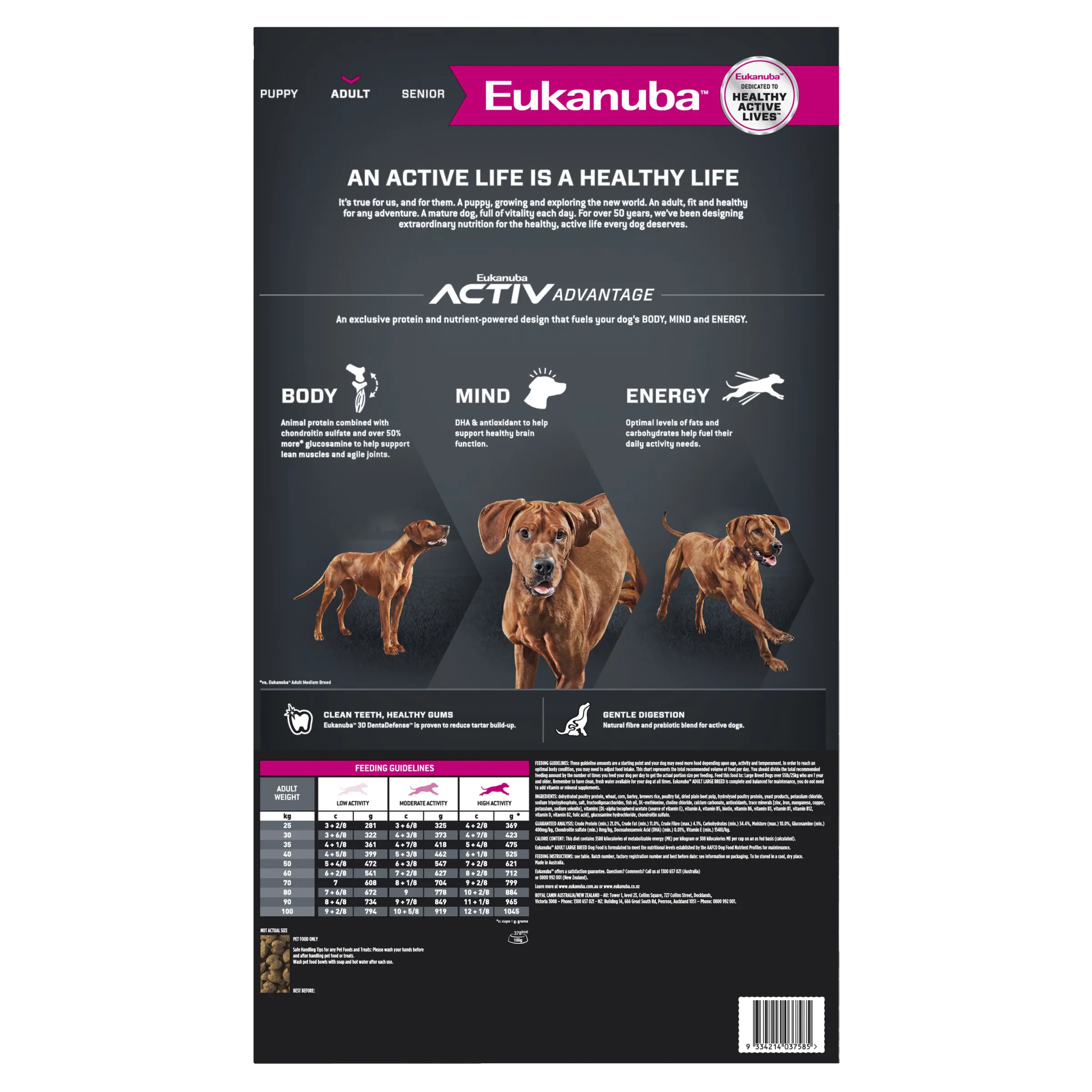 Eukanuba Adult Large Breed Dry Dog Food 15kg