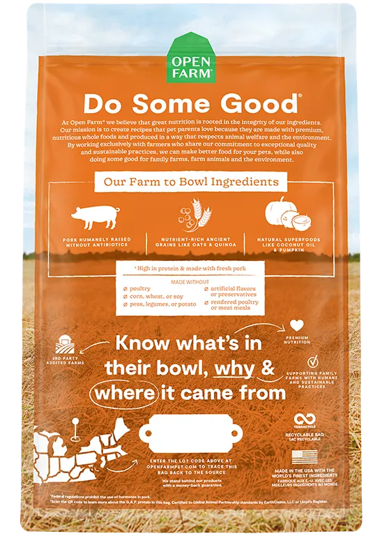 Farmer's Table Pork & Ancient Grains Dry Dog Food