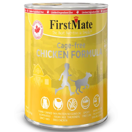 FirstMate Limited Ingredient Cage-free Chicken Formula Canned Dog Food