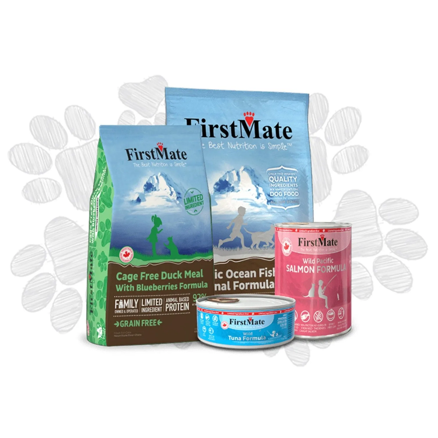 FirstMate Limited Ingredient Cage-Free Duck with Blueberries Dry Cat Food