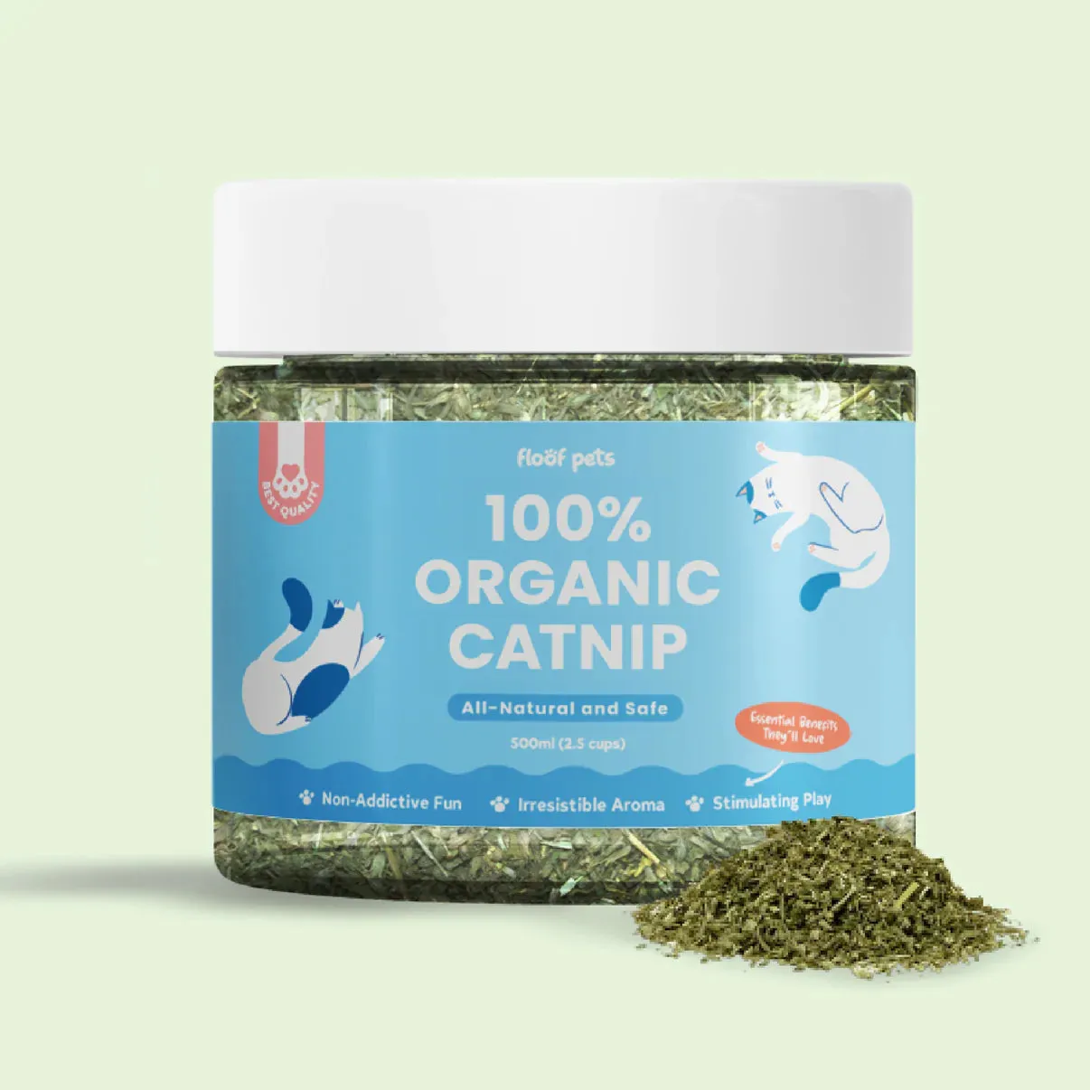 Floof Pets - Organic Catnip 500mL