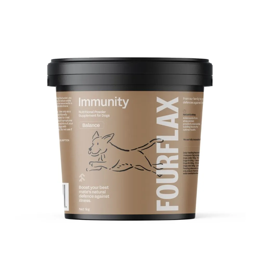 Fourflax Cats & Dogs Immunity Powder Supplement 1kg