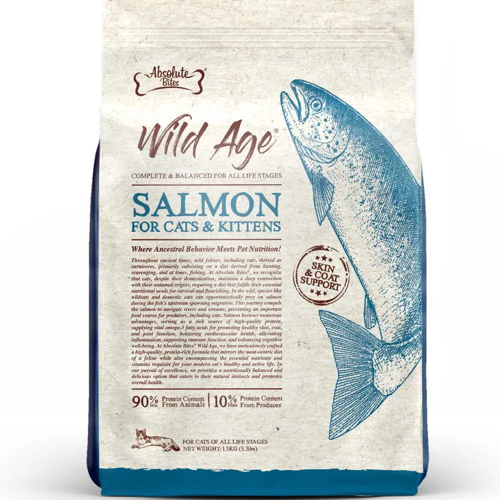 FREE SAMPLE (1 per order): Absolute Bites Wild Age Dry Cat Food