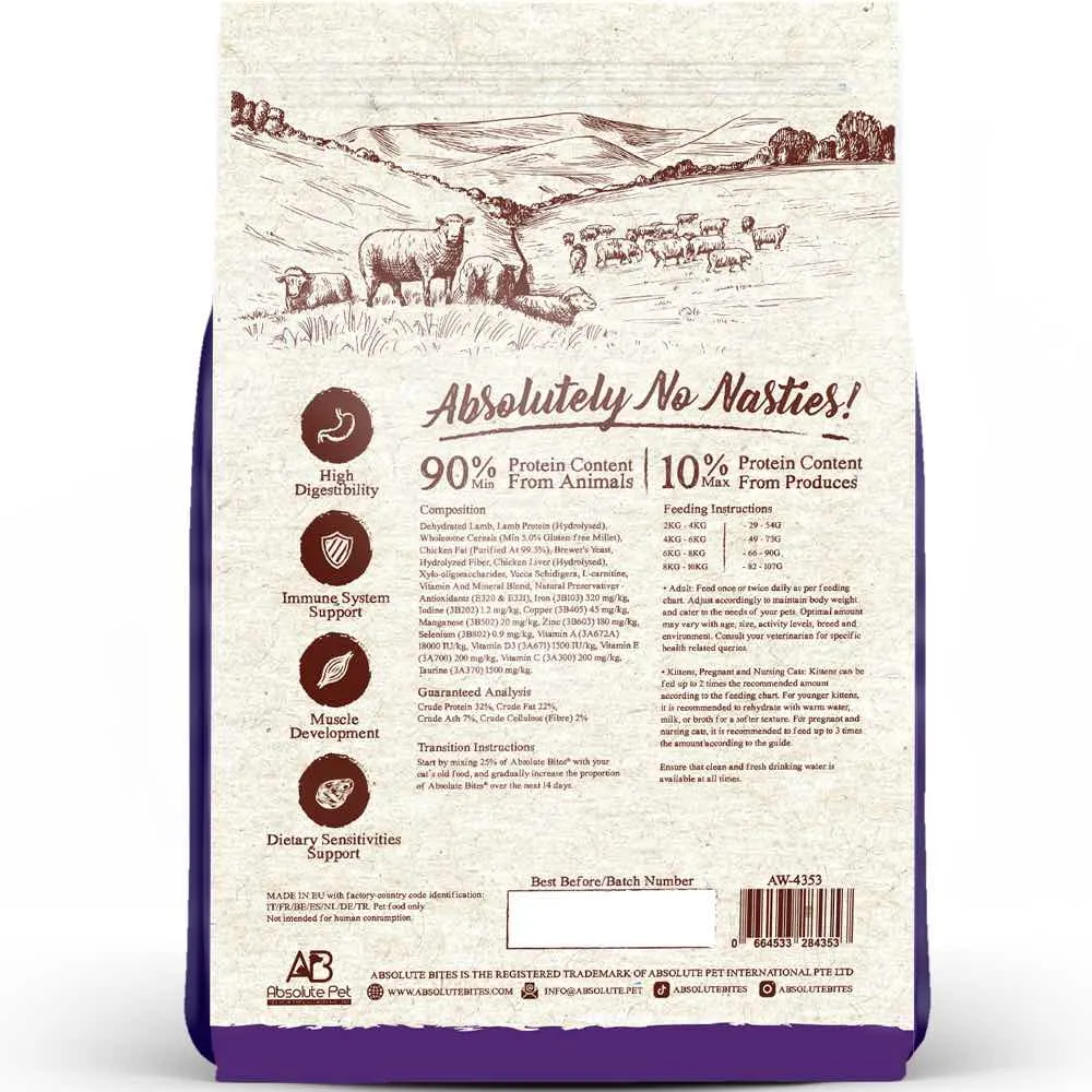 FREE SAMPLE (1 per order): Absolute Bites Wild Age Dry Cat Food