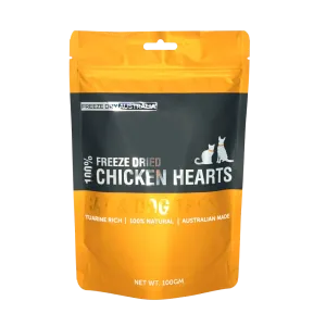 FREEZE DRIED CHICKEN HEARTS