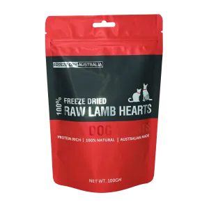 FREEZE DRIED DICED LAMB HEARTS