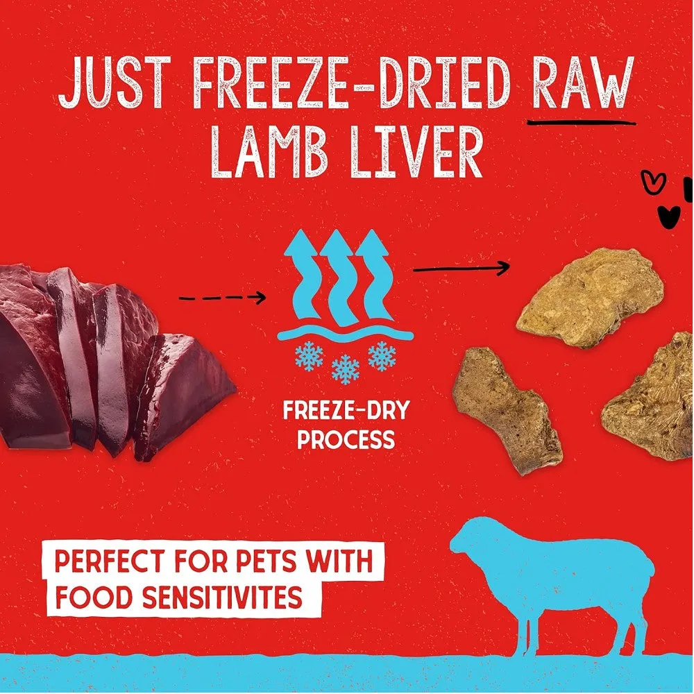 Freeze-Dried Lamb Liver Dog Treats