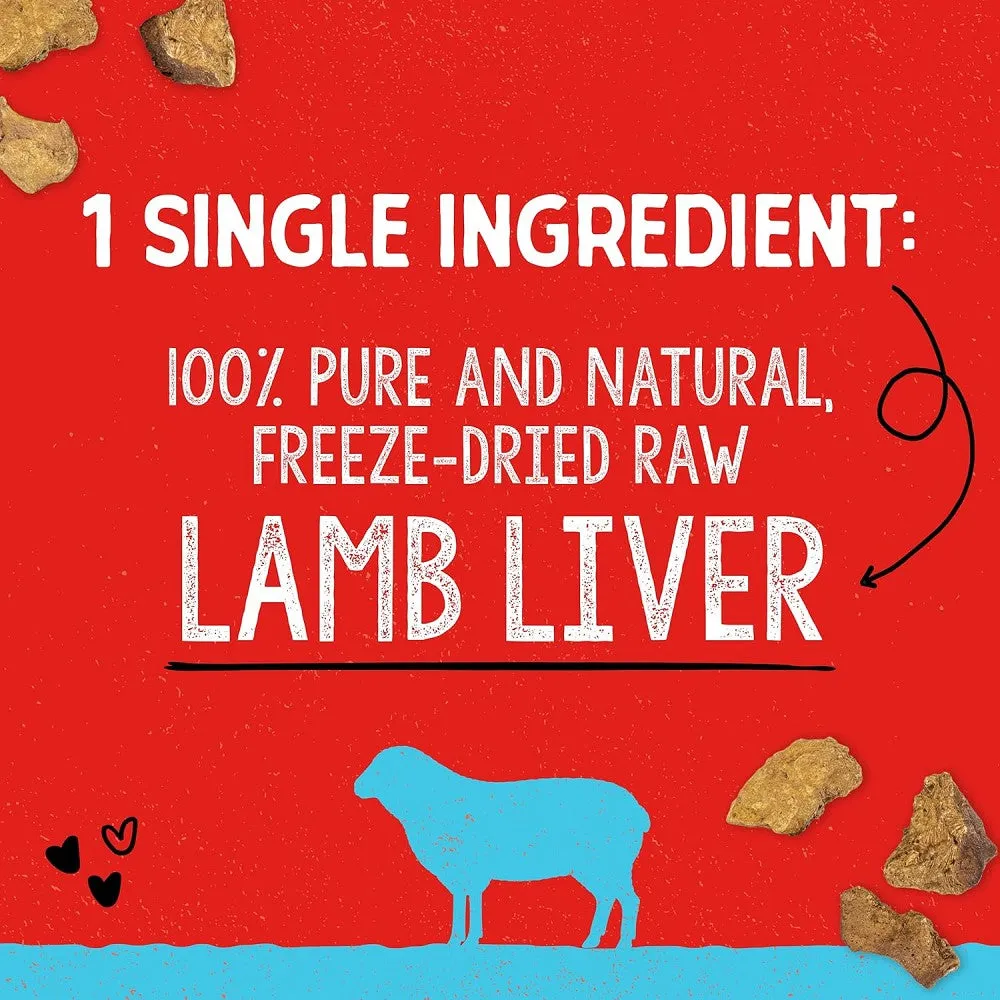 Freeze-Dried Lamb Liver Dog Treats