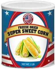 Fresh and Honest Foods 100% All Natural Freeze-Dried Sweet Corn 16 OZ #10 Can