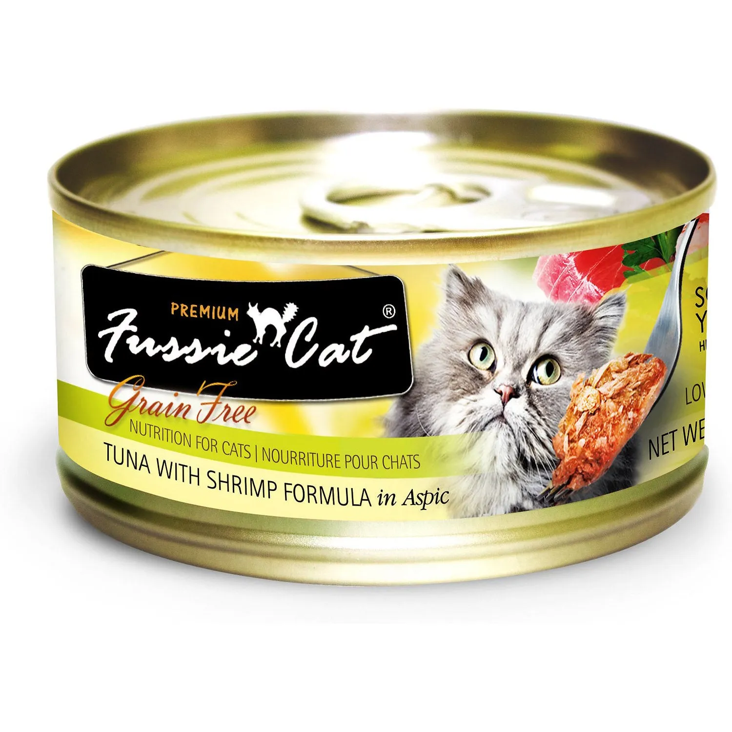 Fussie Cat Tuna with Shrimp Wet Cat Food