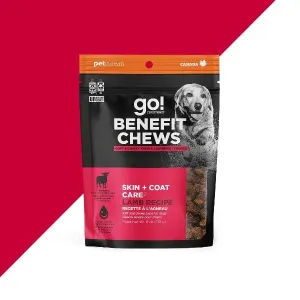 Go! Solutions Benefit Chews Skin   Coat Care Lamb Dog Treats