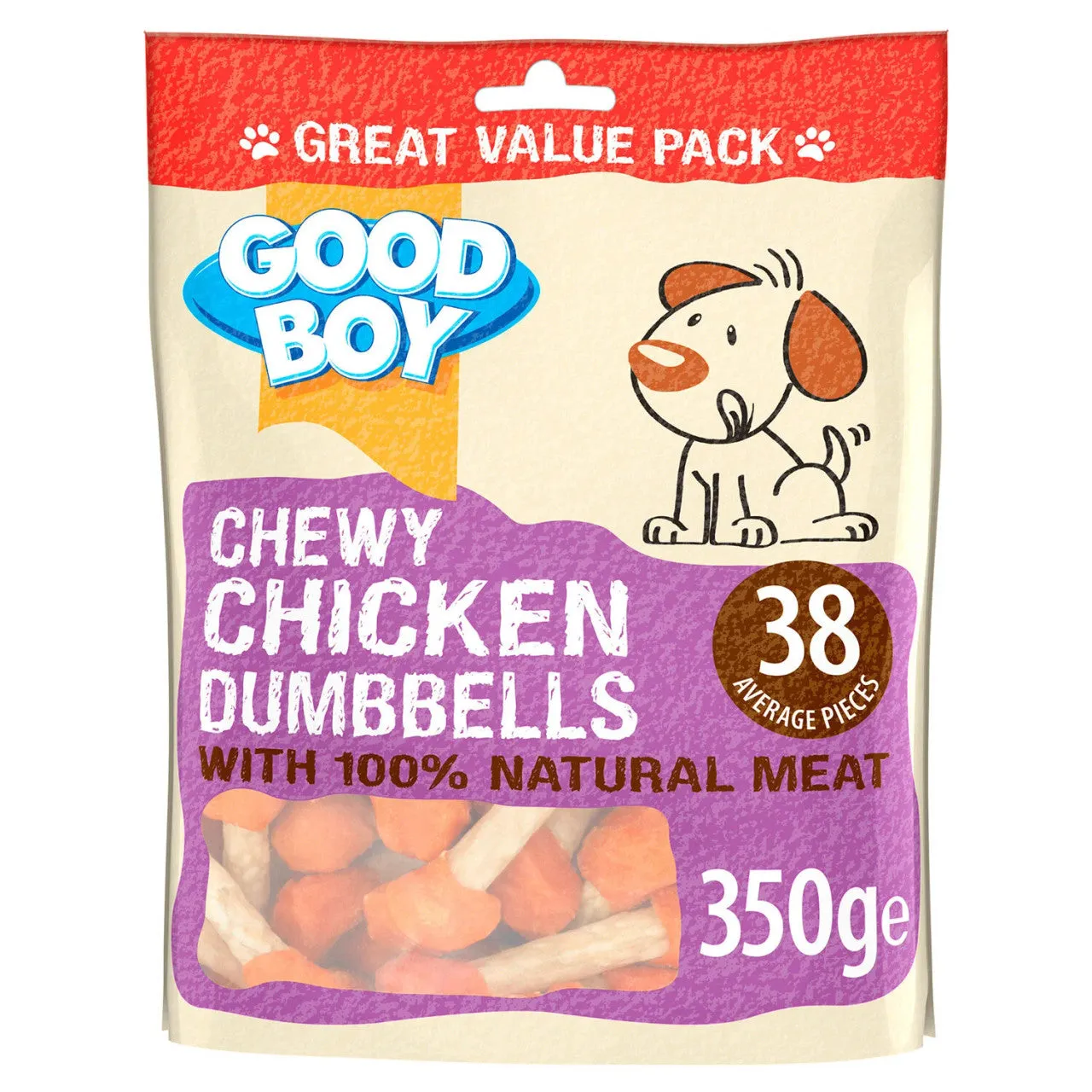 Good Boy Chewy Chicken Dumbbells 350g