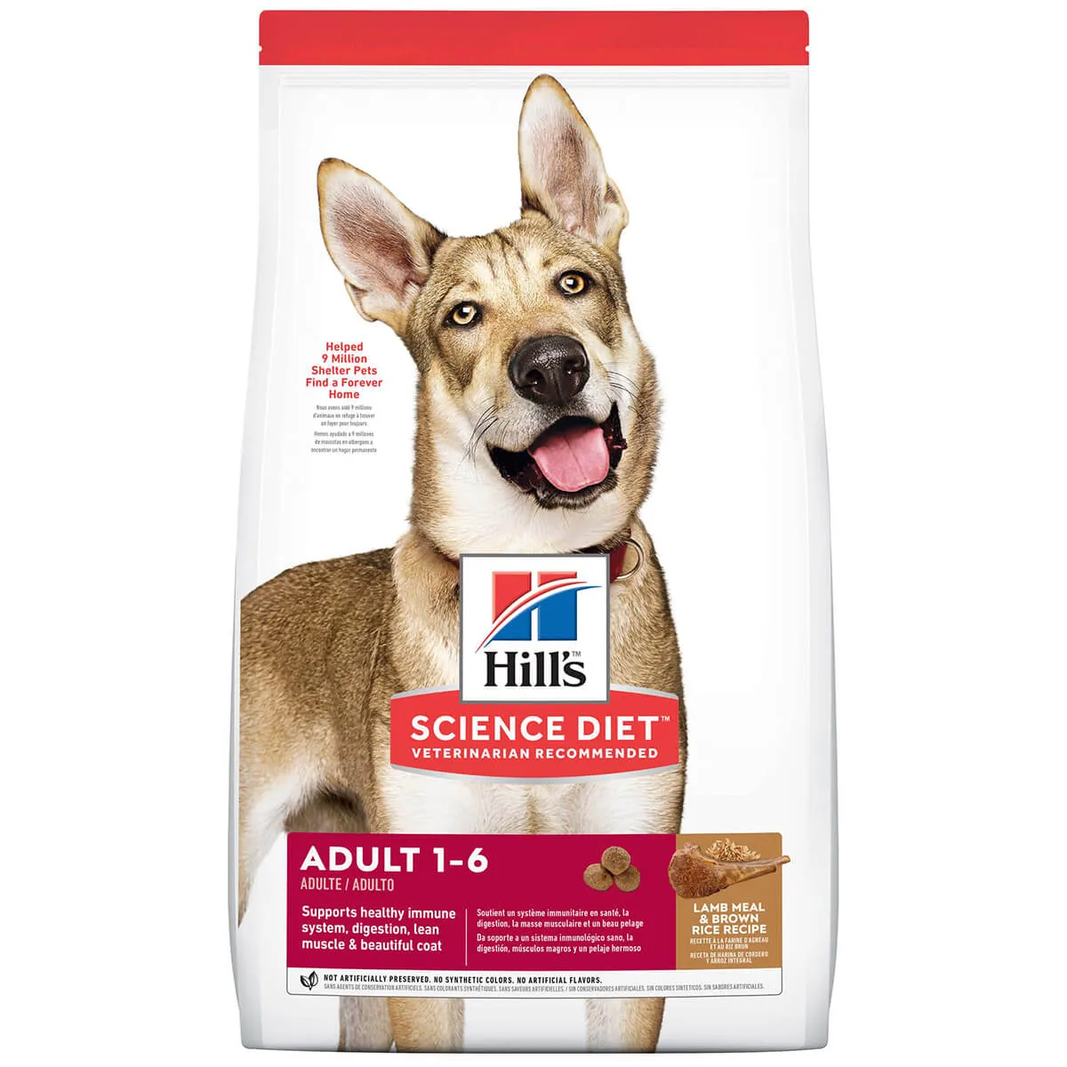 Hill's Science Diet Adult Lamb & Rice Dry Dog Food 14.97kg