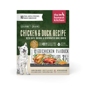 Honest Kitchen Gourmet Grains Chicken & Duck Dog Food 10lb