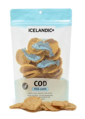 Icelandic  Cod Fish Chips Dog Treat 2.5oz