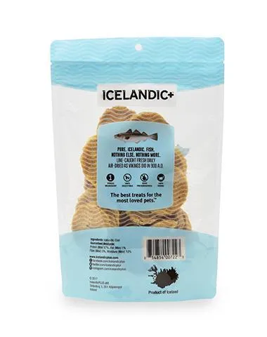 Icelandic  Cod Fish Chips Dog Treat 2.5oz