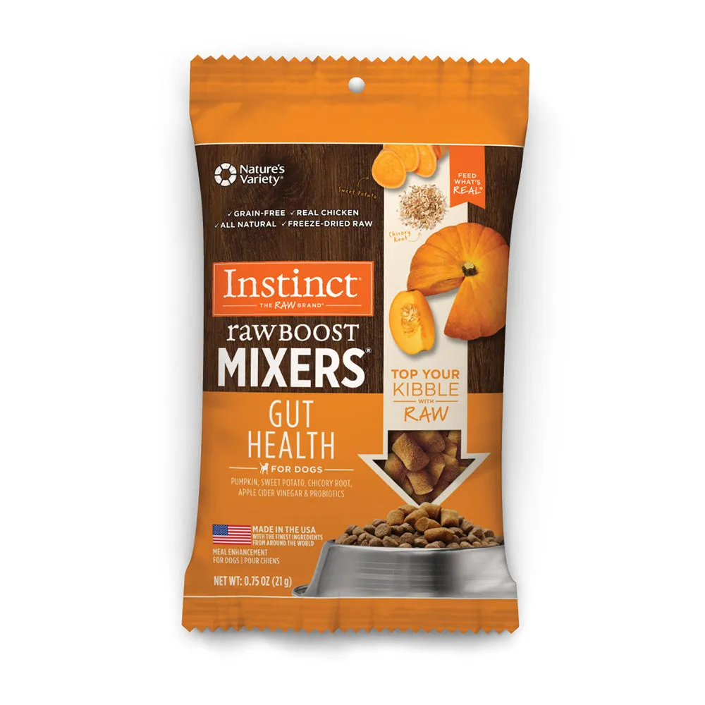 Instinct The Raw Brand Dog Raw Boost Mixers Freeze-Dried Raw Gut Health 0.75oz