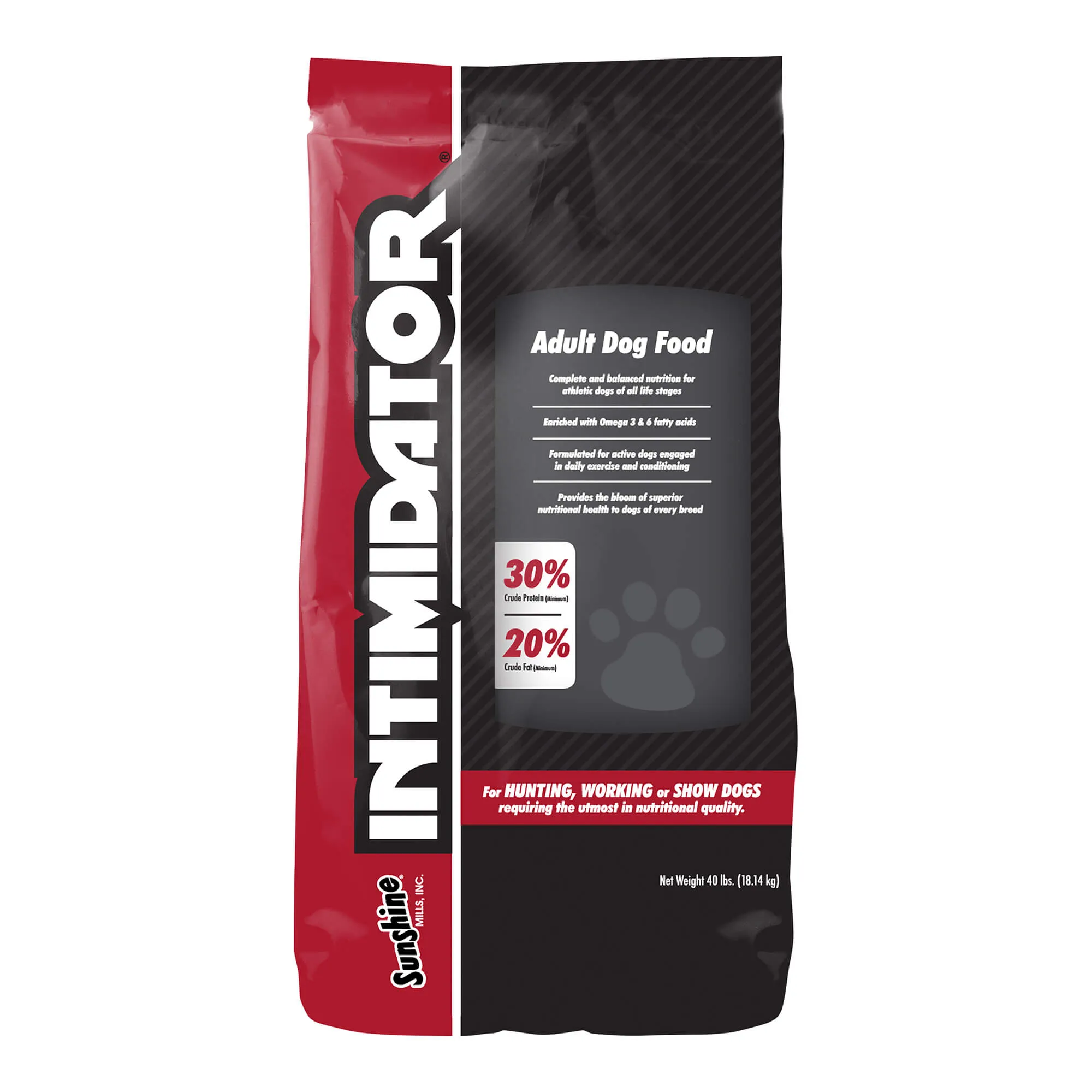 Intimidator 30/20 Dry Dog Food, 50 lb