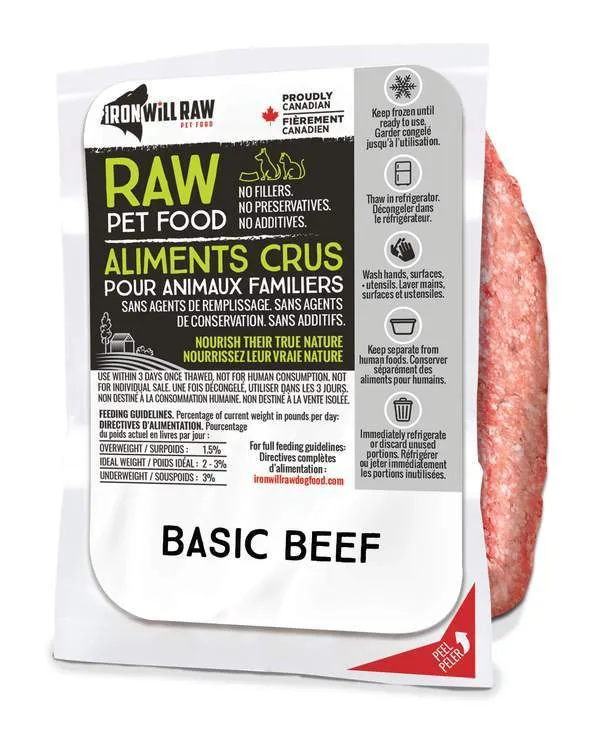 Iron Will Raw - Basic - Beef