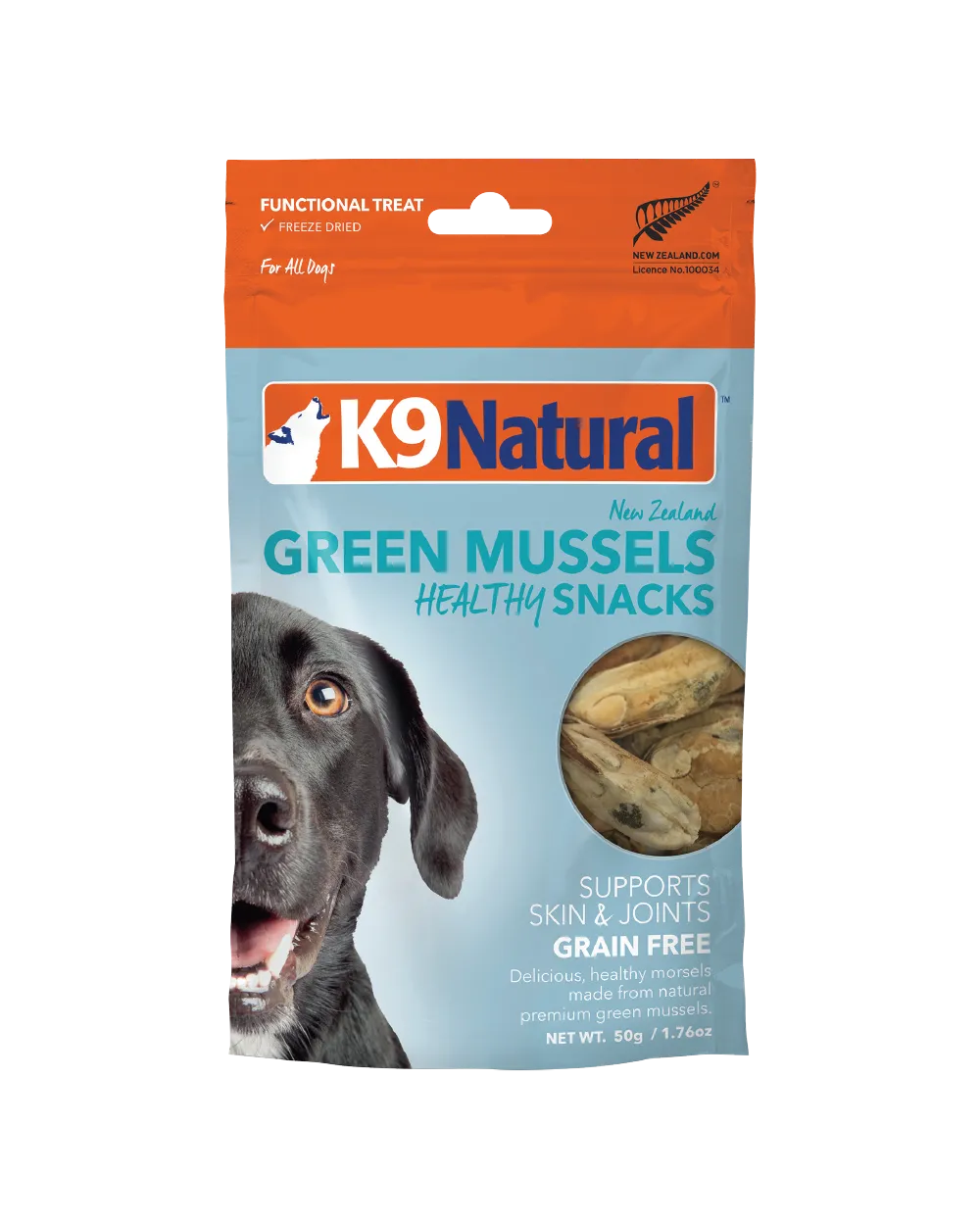 K9 Natural - Freeze-Dried Green Mussels Healthy Bites (Dog Treats)