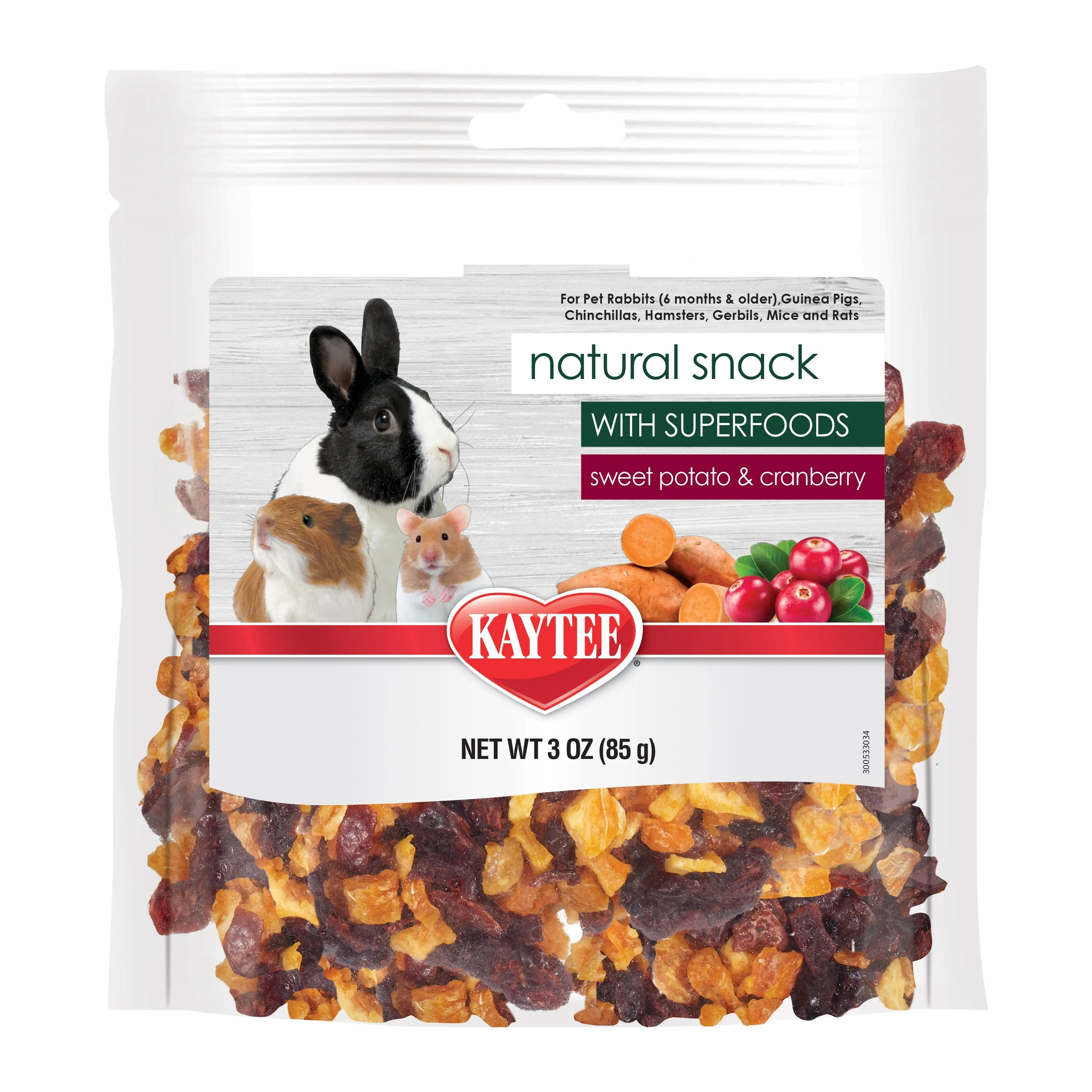 Kaytee Natural Snack Cranberry Sweet Potato