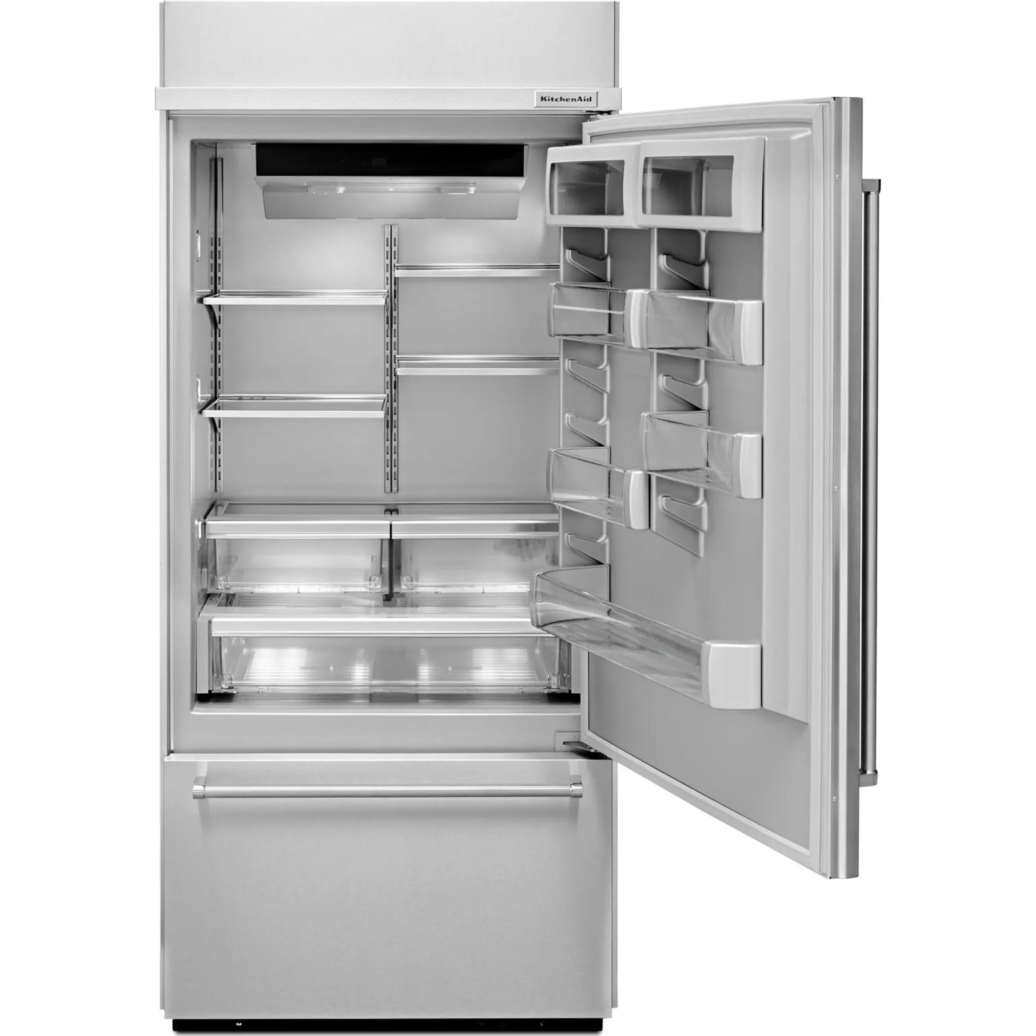 KitchenAid Bottom Mount Fridge (KBBR306ESS) - Stainless Steel